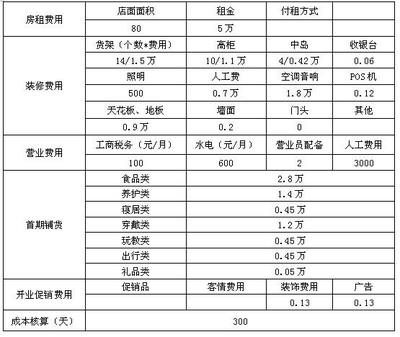 嬰童店開(kāi)店投資計(jì)劃書(shū)（三） 投資策劃與實(shí)施方案